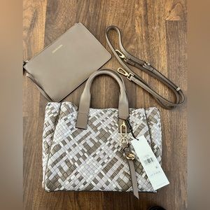 Calvin Klein Taupe Crossbody Bag